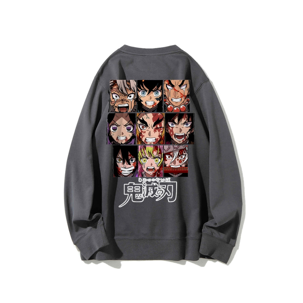 Casual Crewneck Sweatshirt|Demon Slayer