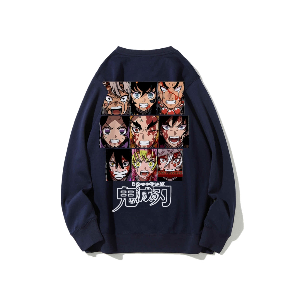 Casual Crewneck Sweatshirt|Demon Slayer