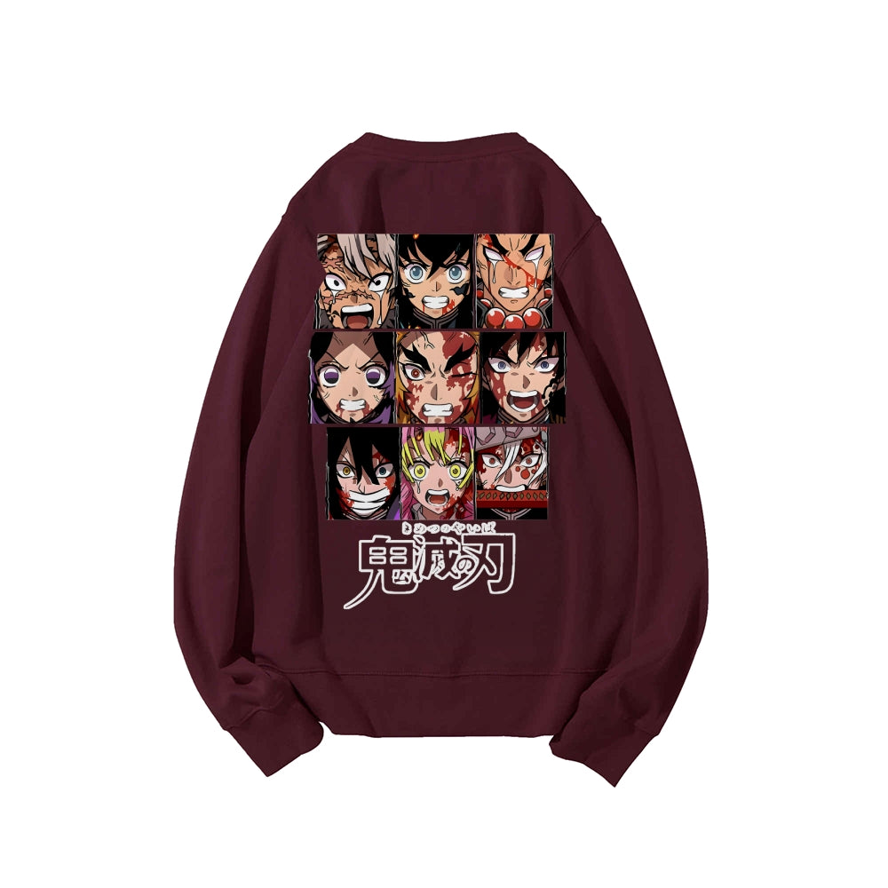 Casual Crewneck Sweatshirt|Demon Slayer