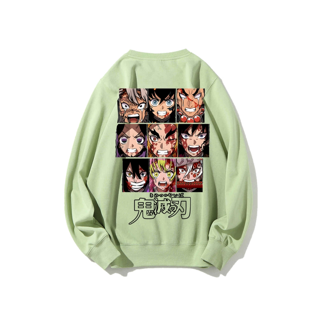 Casual Crewneck Sweatshirt|Demon Slayer
