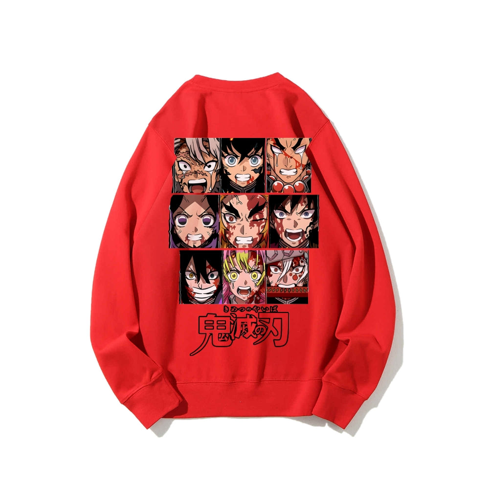 Casual Crewneck Sweatshirt|Demon Slayer
