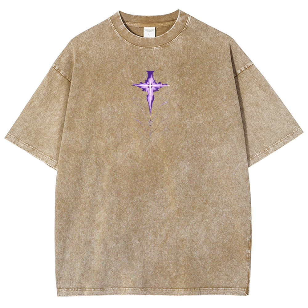 solo leveling Unisex Fit Washed T-Shirt 2502007460