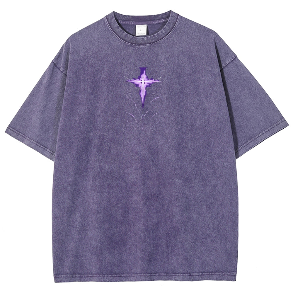 solo leveling Unisex Fit Washed T-Shirt 2502007460