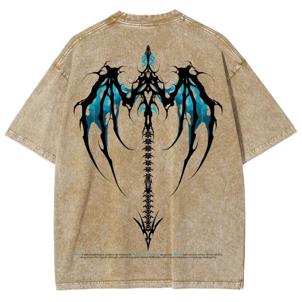 solo leveling Unisex Fit Washed T-Shirt 2502007490