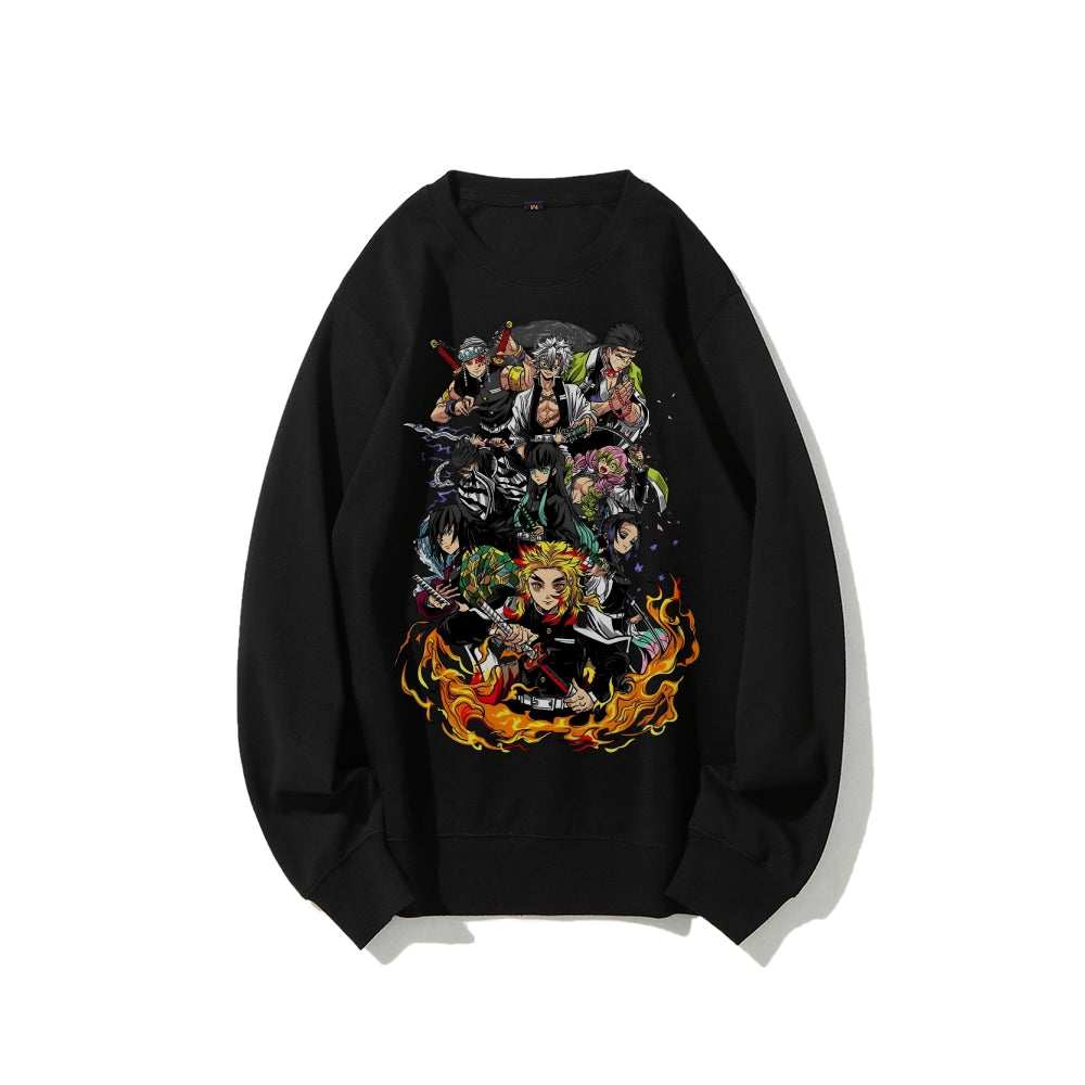 Casual Crewneck Sweatshirt|Demon Slayer
