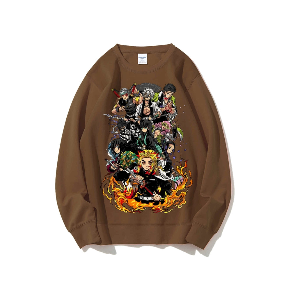 Casual Crewneck Sweatshirt|Demon Slayer
