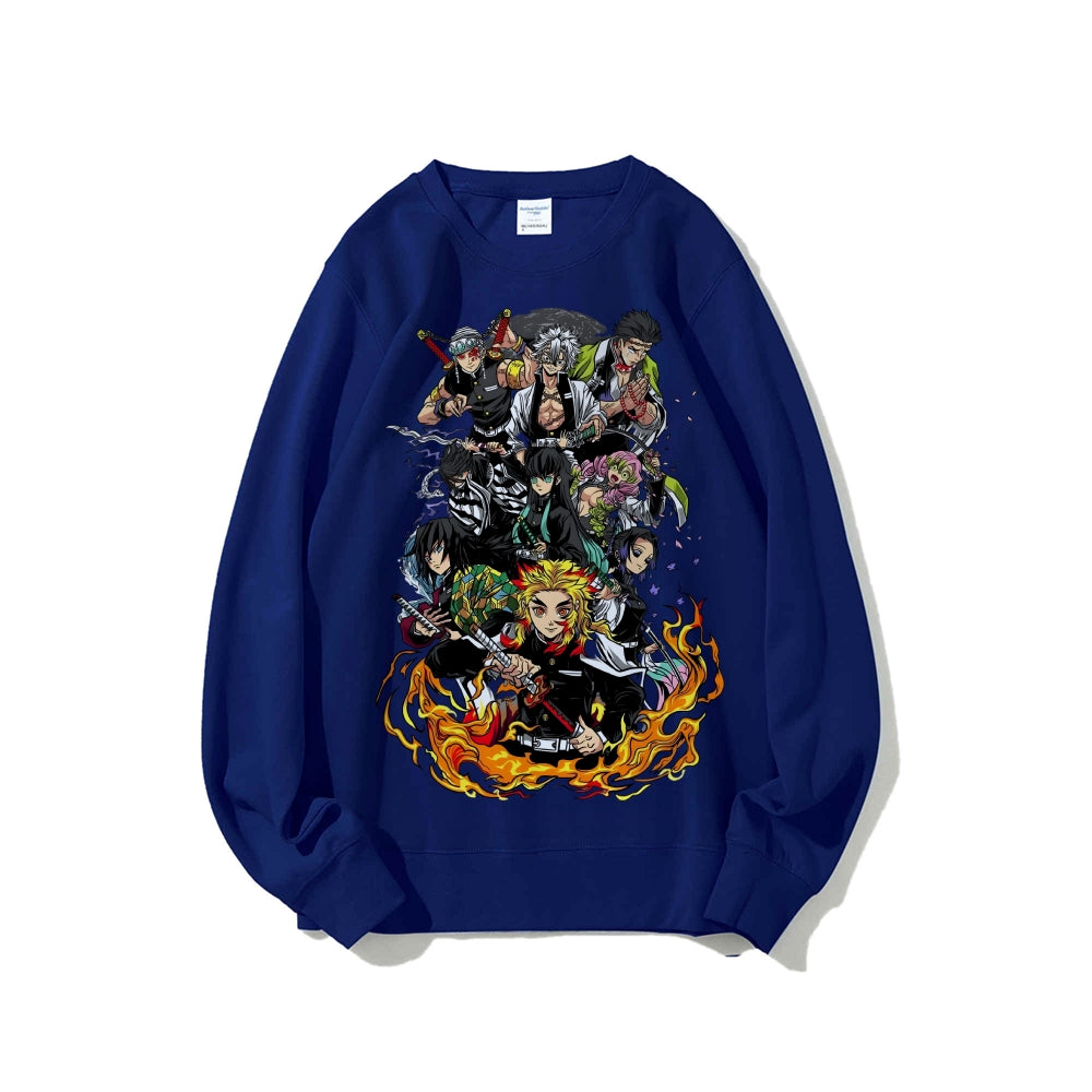 Casual Crewneck Sweatshirt|Demon Slayer