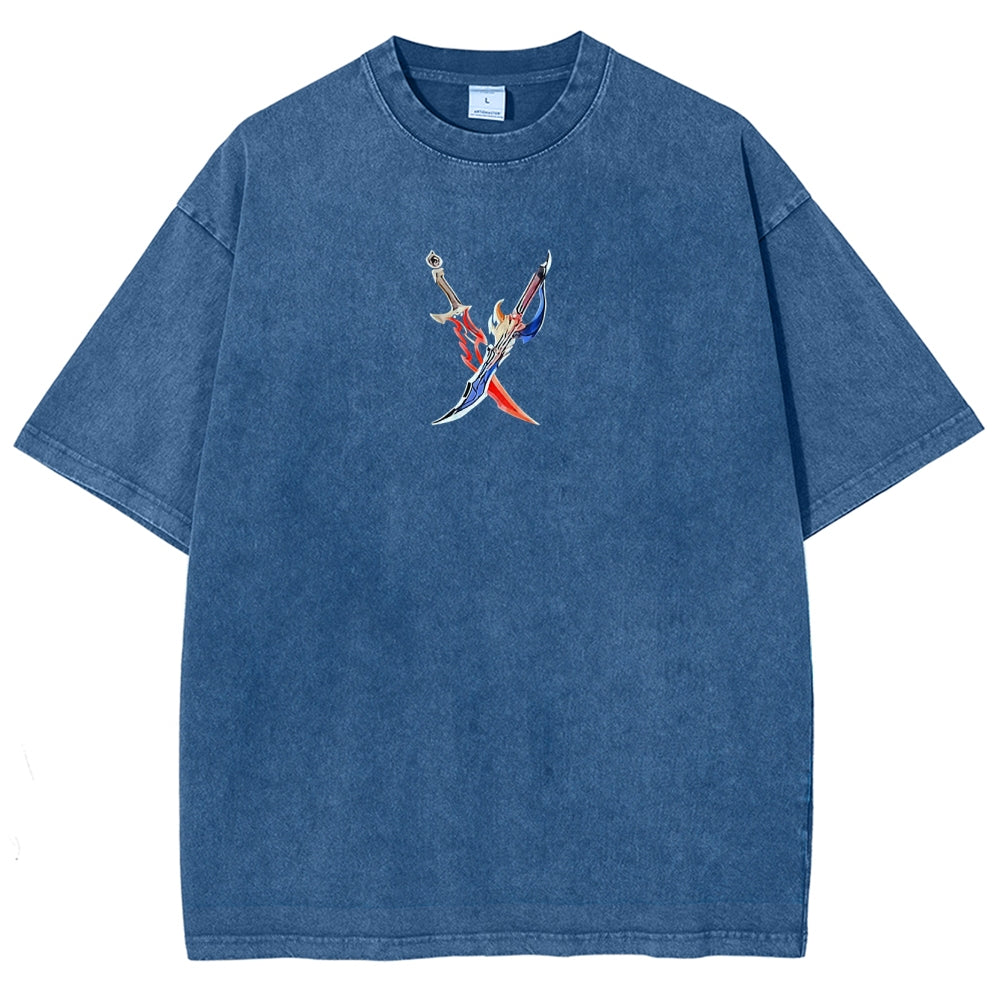 Solo leveling Unisex Fit Washed T-Shirt 2502009647