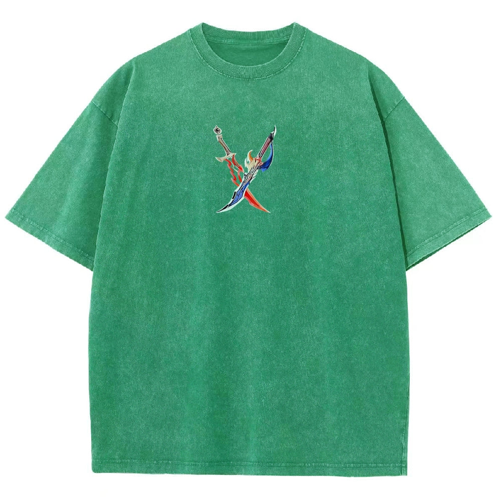 Solo leveling Unisex Fit Washed T-Shirt 2502009647