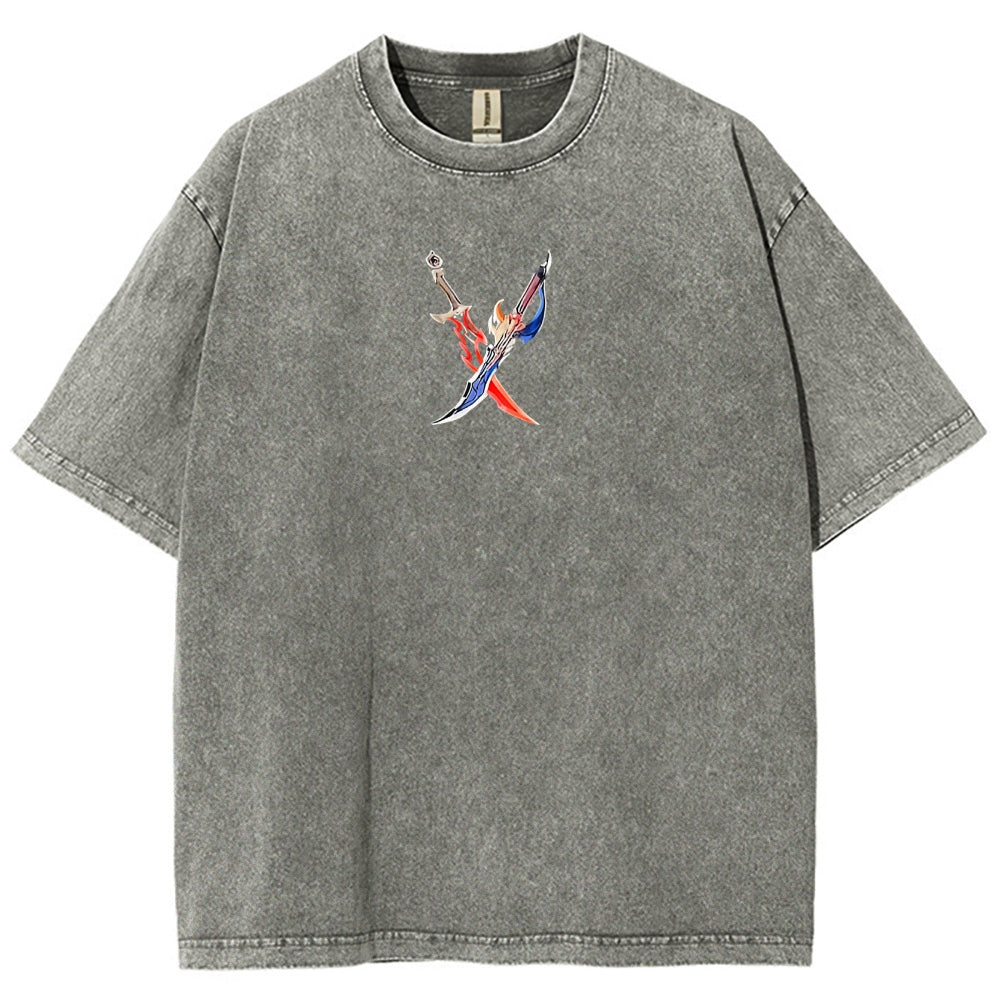 Solo leveling Unisex Fit Washed T-Shirt 2502009647
