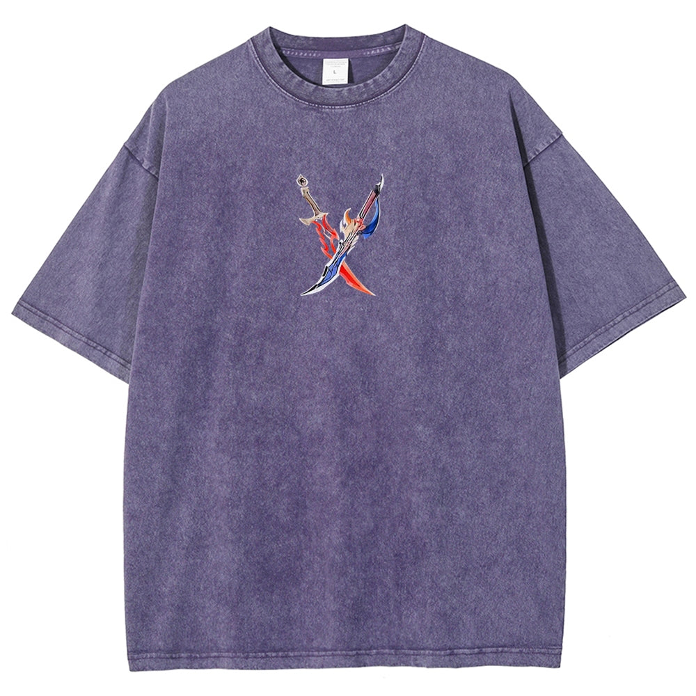 Solo leveling Unisex Fit Washed T-Shirt 2502009647