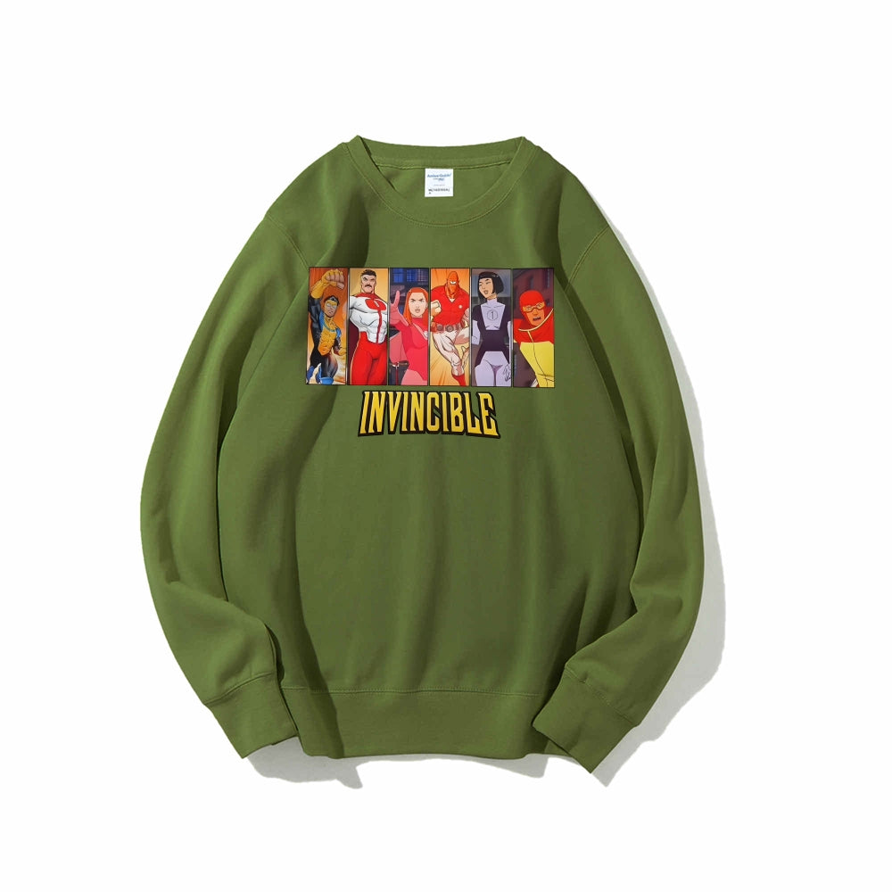 Invincible Casual Crewneck Sweatshirt