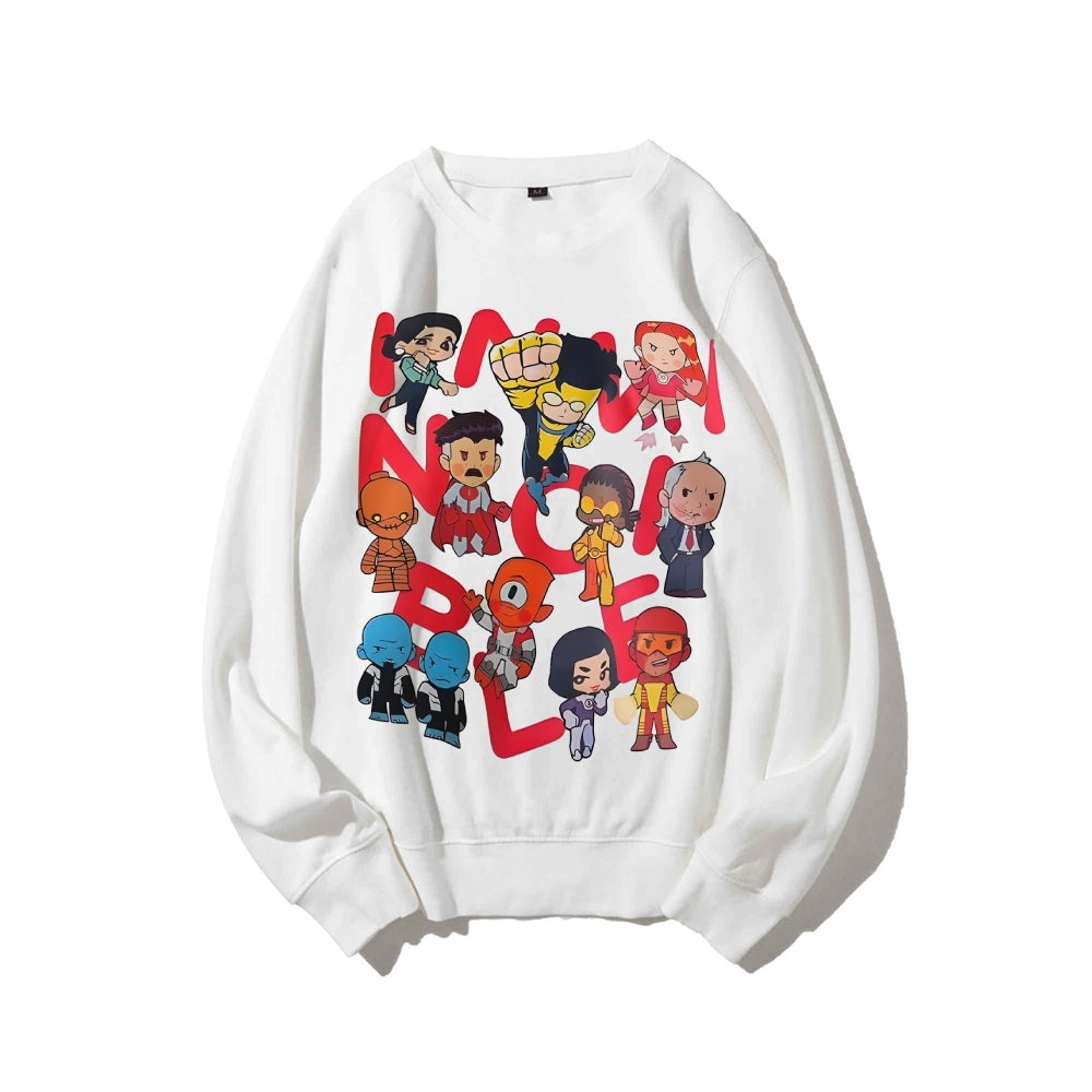 Invincible Casual Crewneck Sweatshirt