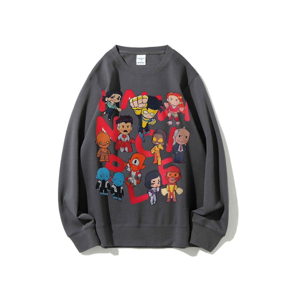 Invincible Casual Crewneck Sweatshirt