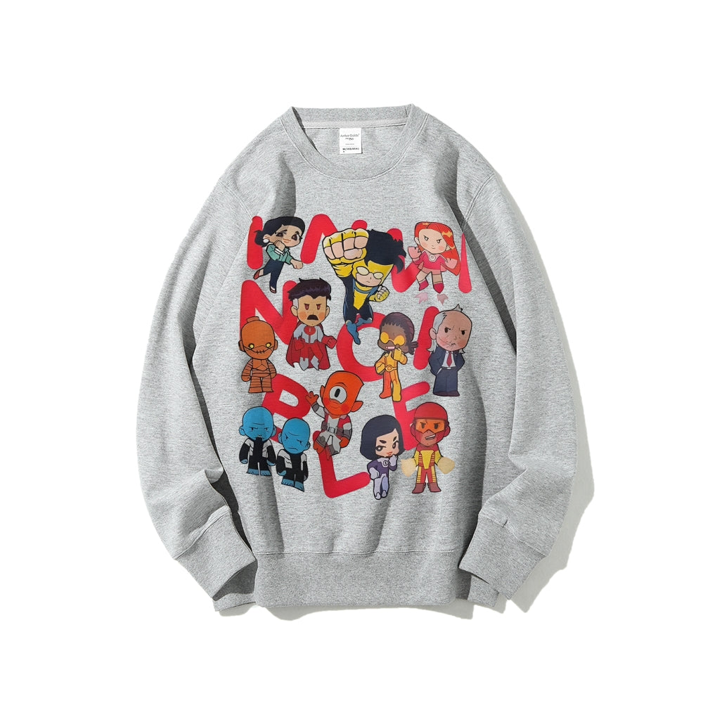 Invincible Casual Crewneck Sweatshirt