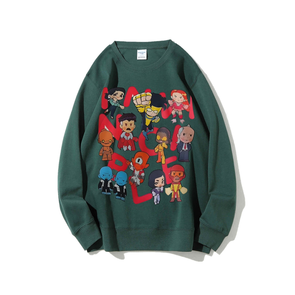 Invincible Casual Crewneck Sweatshirt