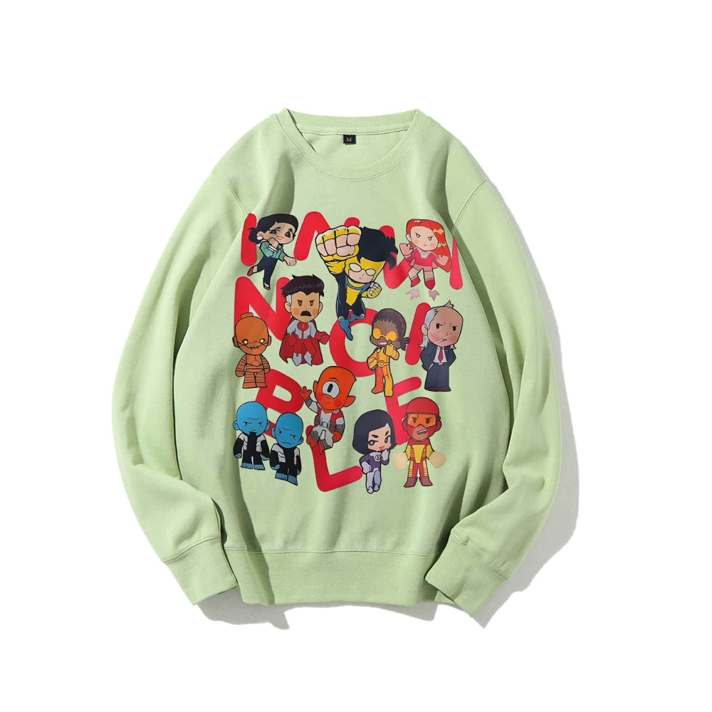 Invincible Casual Crewneck Sweatshirt