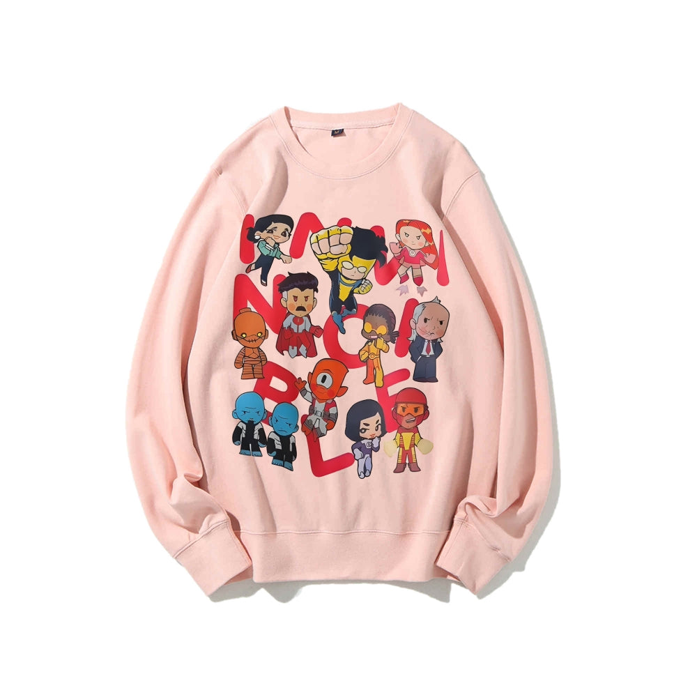 Invincible Casual Crewneck Sweatshirt