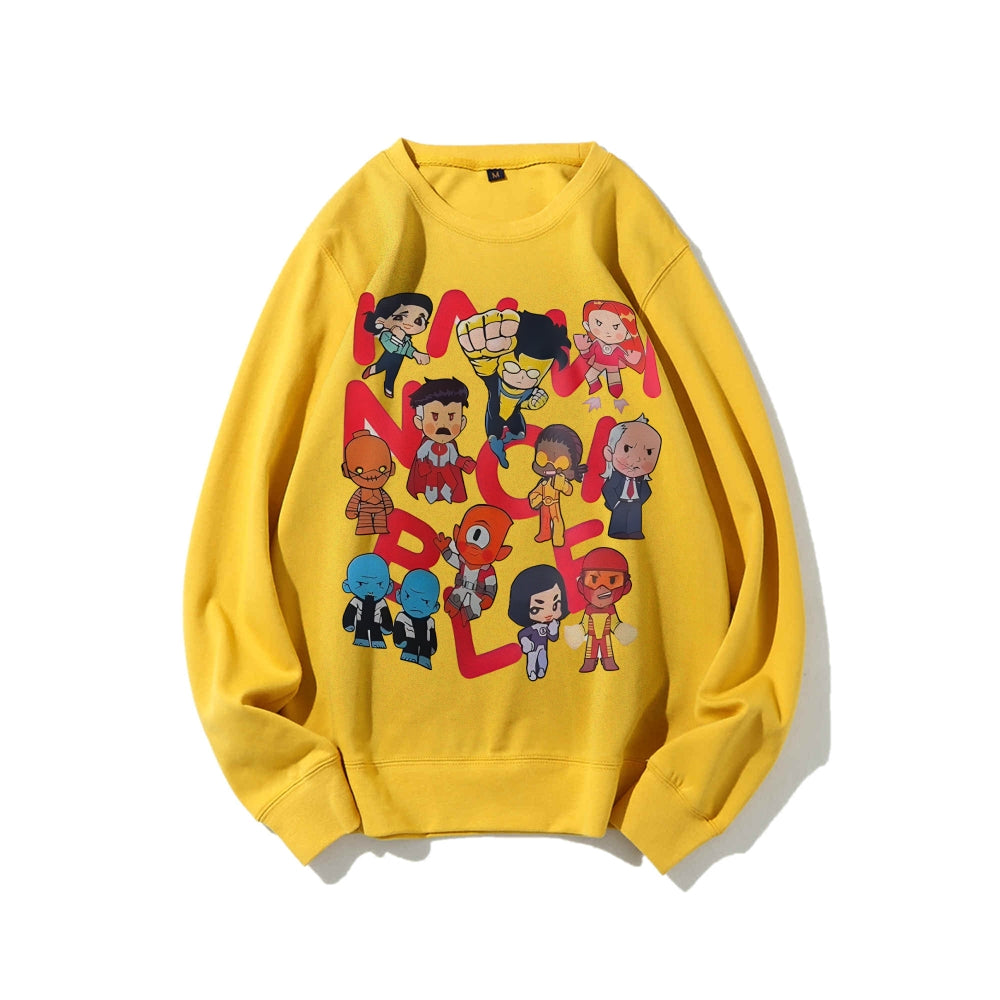 Invincible Casual Crewneck Sweatshirt