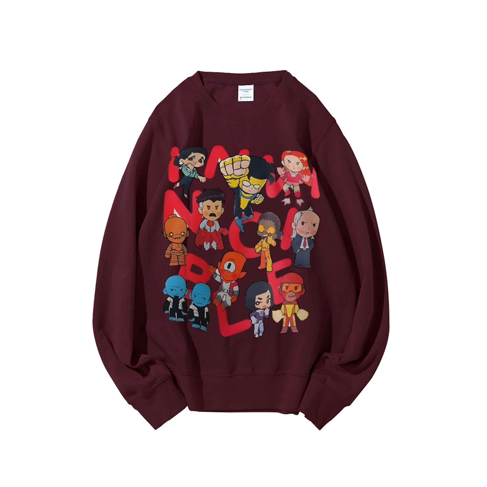 Invincible Casual Crewneck Sweatshirt