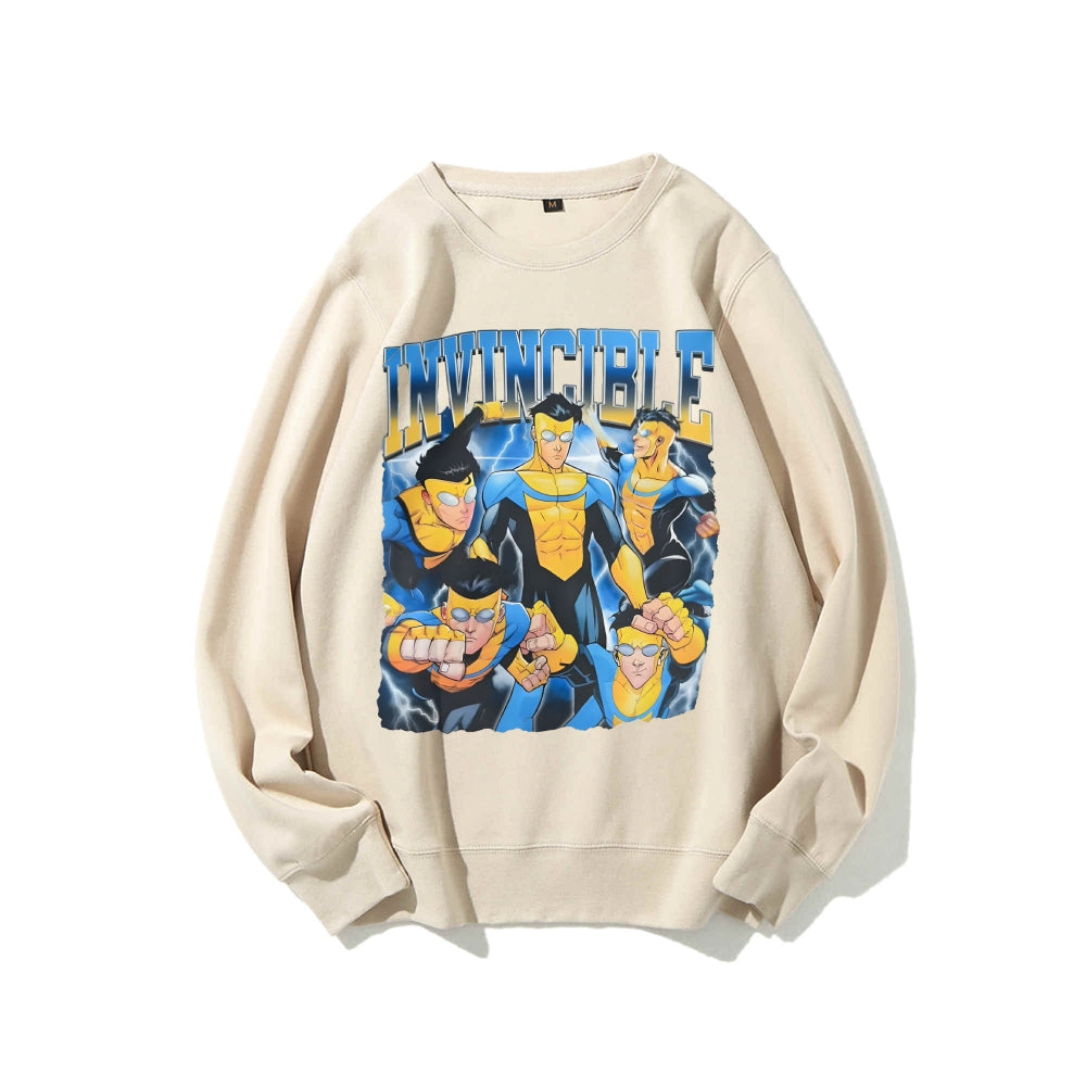 Invincible Casual Crewneck Sweatshirt
