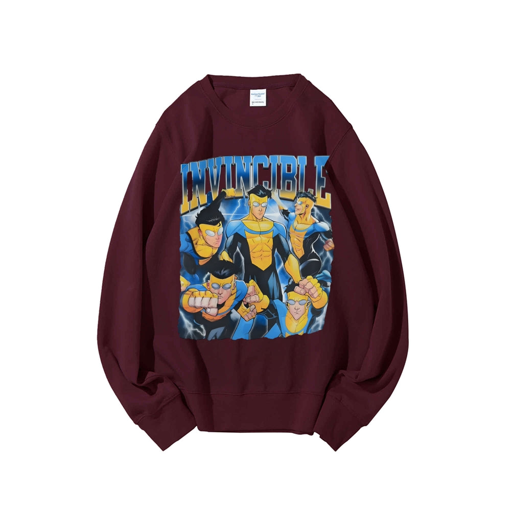 Invincible Casual Crewneck Sweatshirt