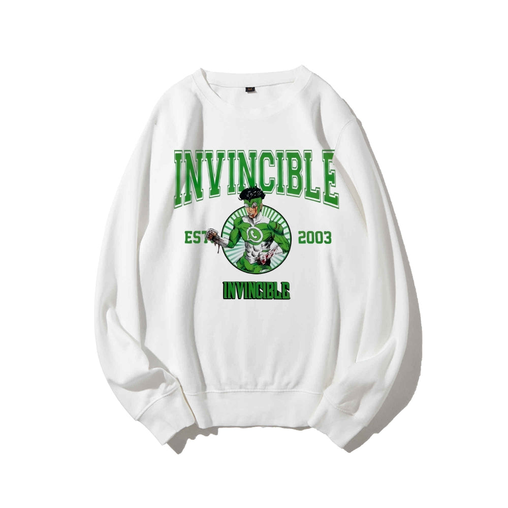 Invincible Casual Crewneck Sweatshirt