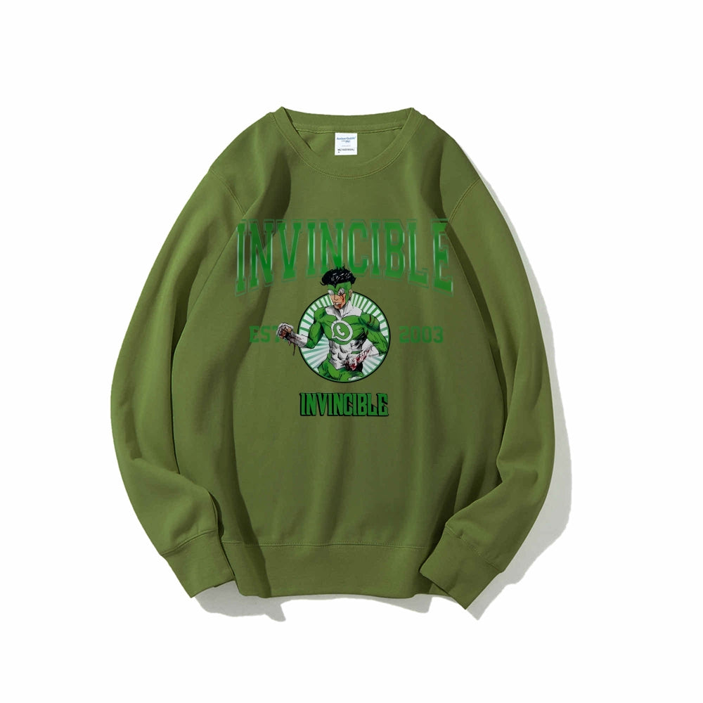 Invincible Casual Crewneck Sweatshirt