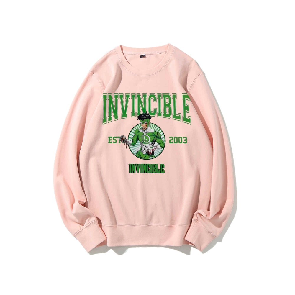 Invincible Casual Crewneck Sweatshirt