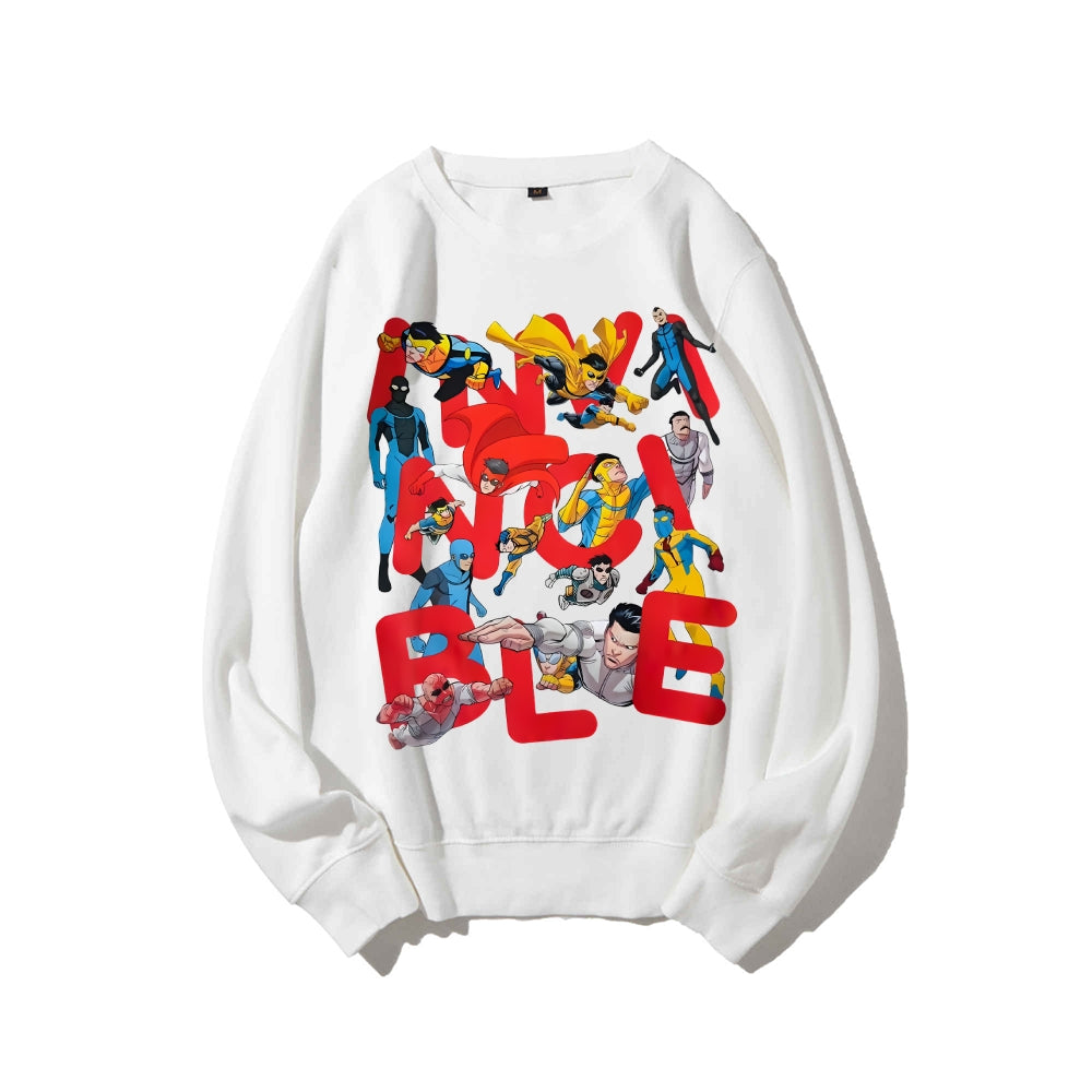 Invincible Casual Crewneck Sweatshirt