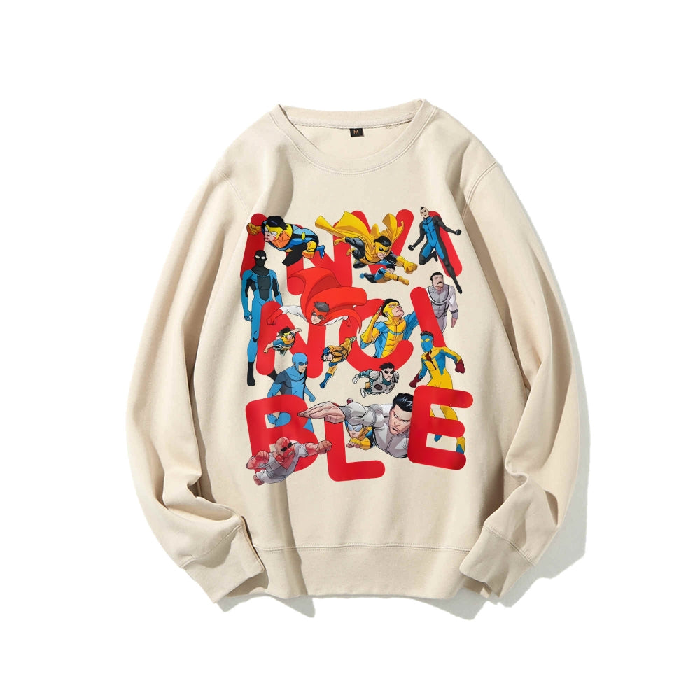 Invincible Casual Crewneck Sweatshirt