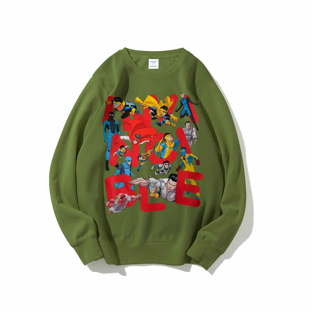 Invincible Casual Crewneck Sweatshirt