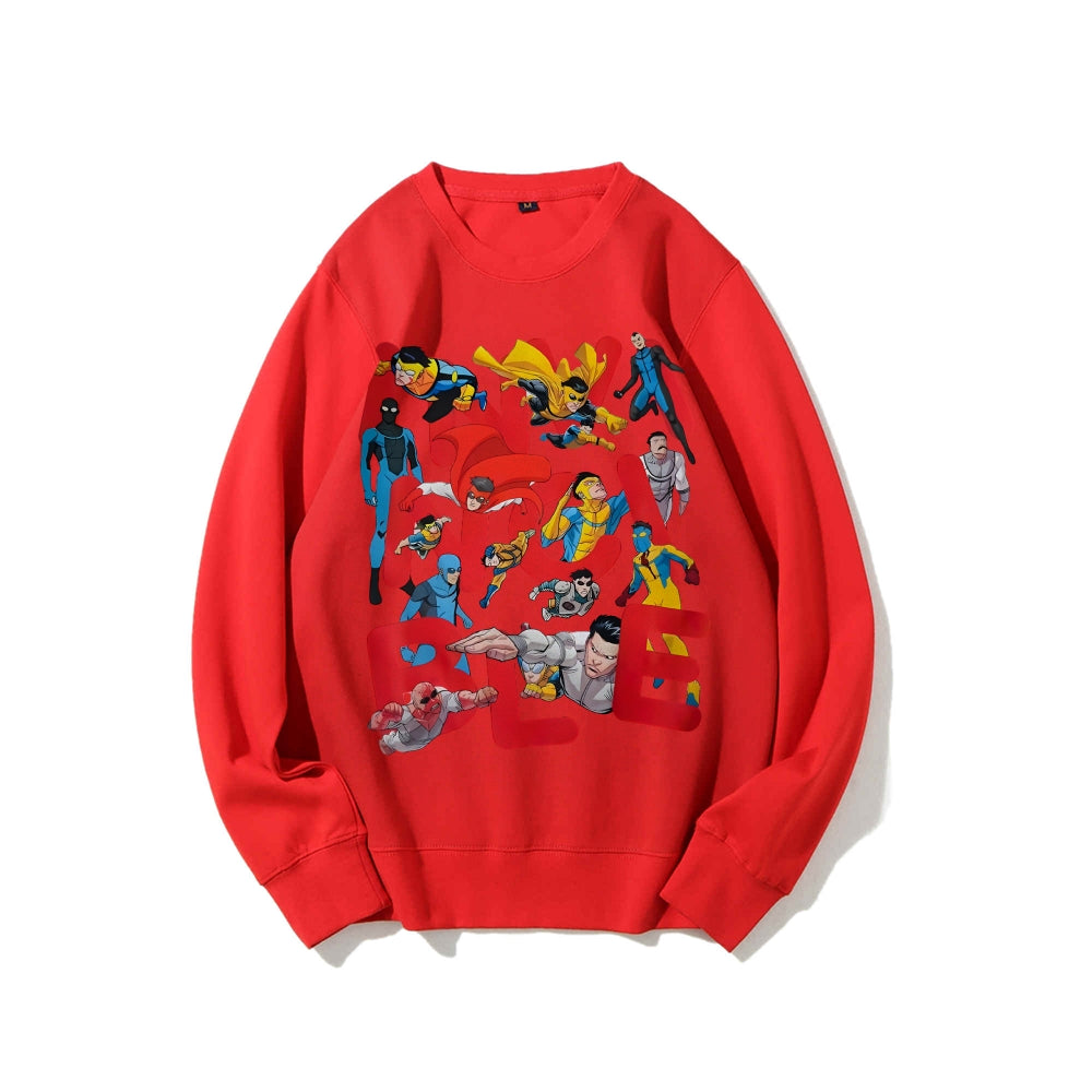 Invincible Casual Crewneck Sweatshirt