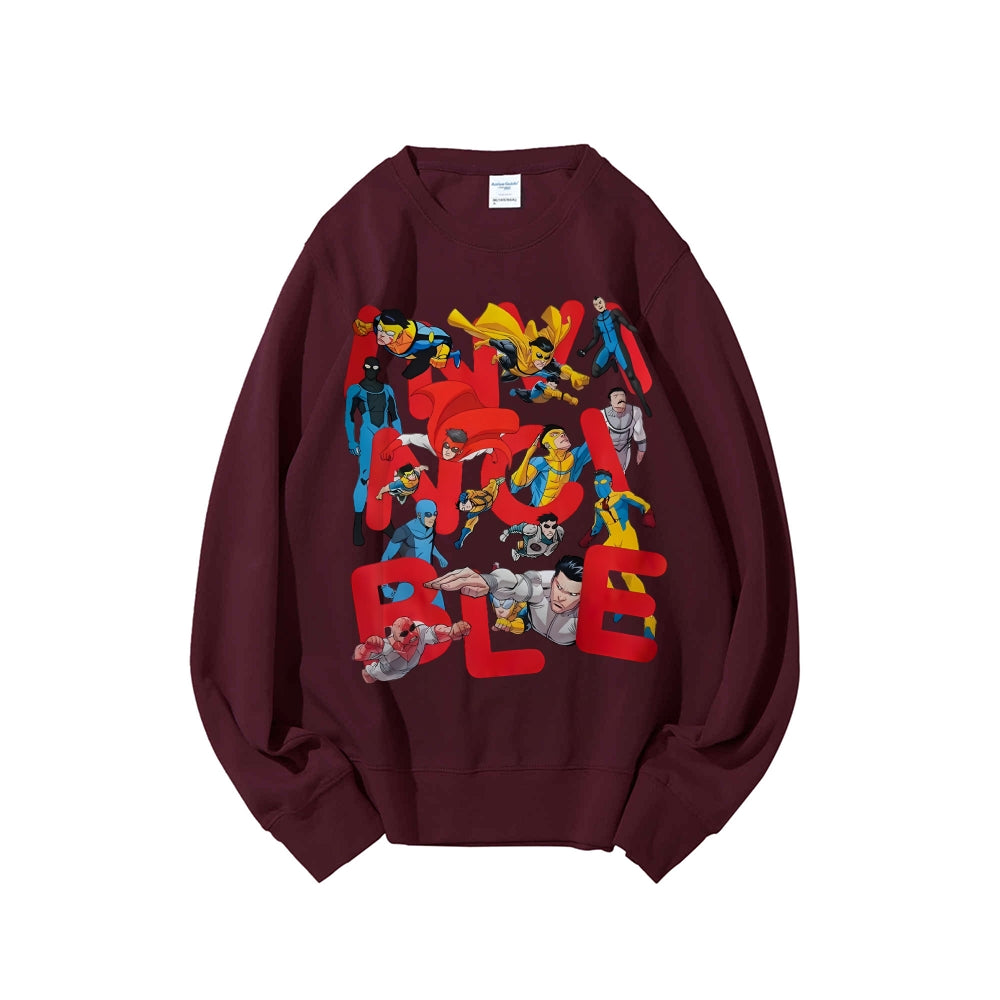 Invincible Casual Crewneck Sweatshirt