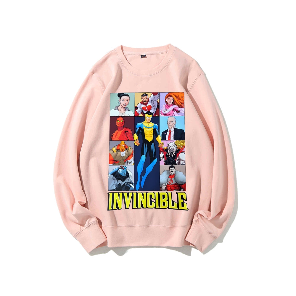Invincible Casual Crewneck Sweatshirt