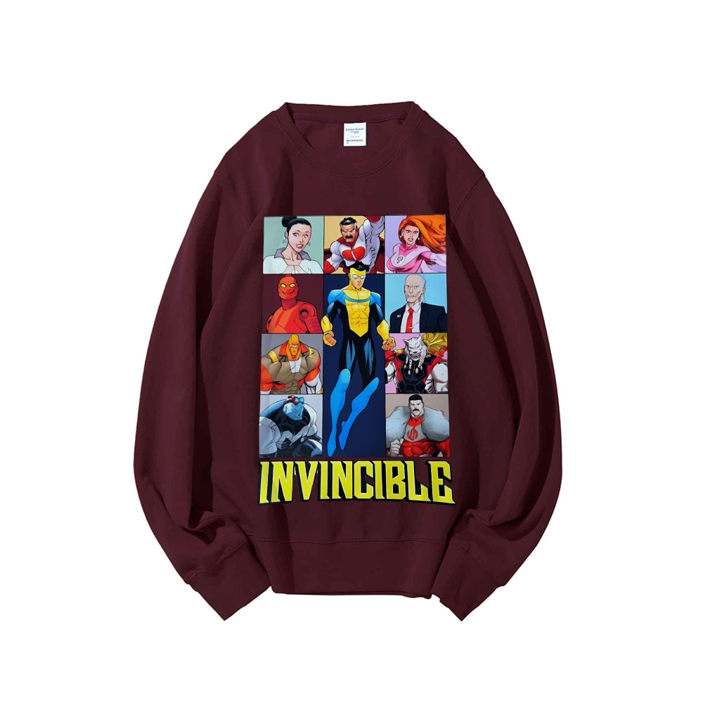 Invincible Casual Crewneck Sweatshirt