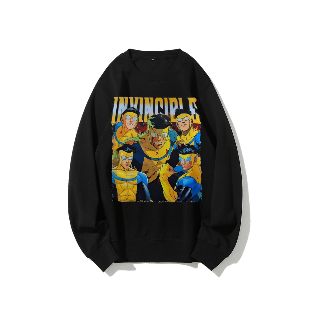 Casual Crewneck Sweatshirt Invincible