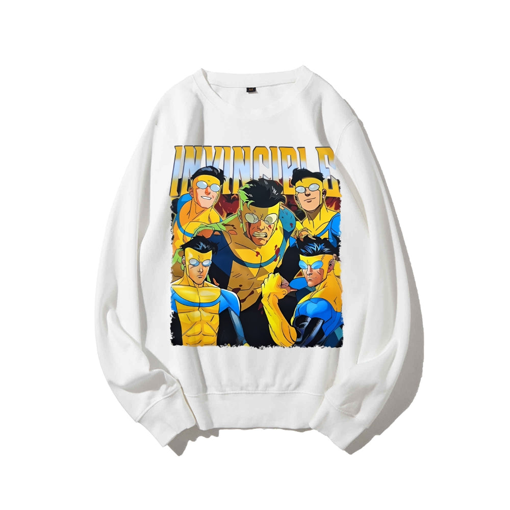 Casual Crewneck Sweatshirt Invincible
