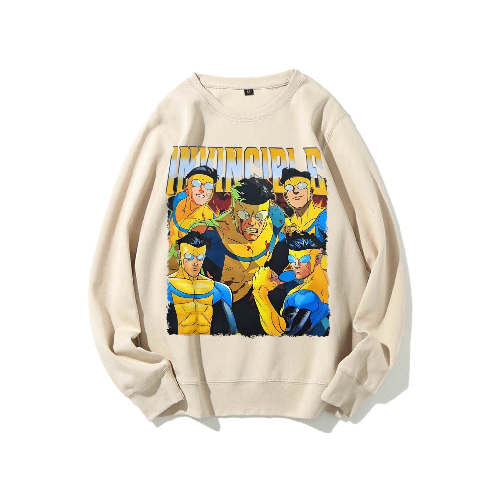 Casual Crewneck Sweatshirt Invincible