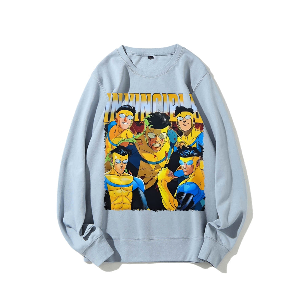 Casual Crewneck Sweatshirt Invincible