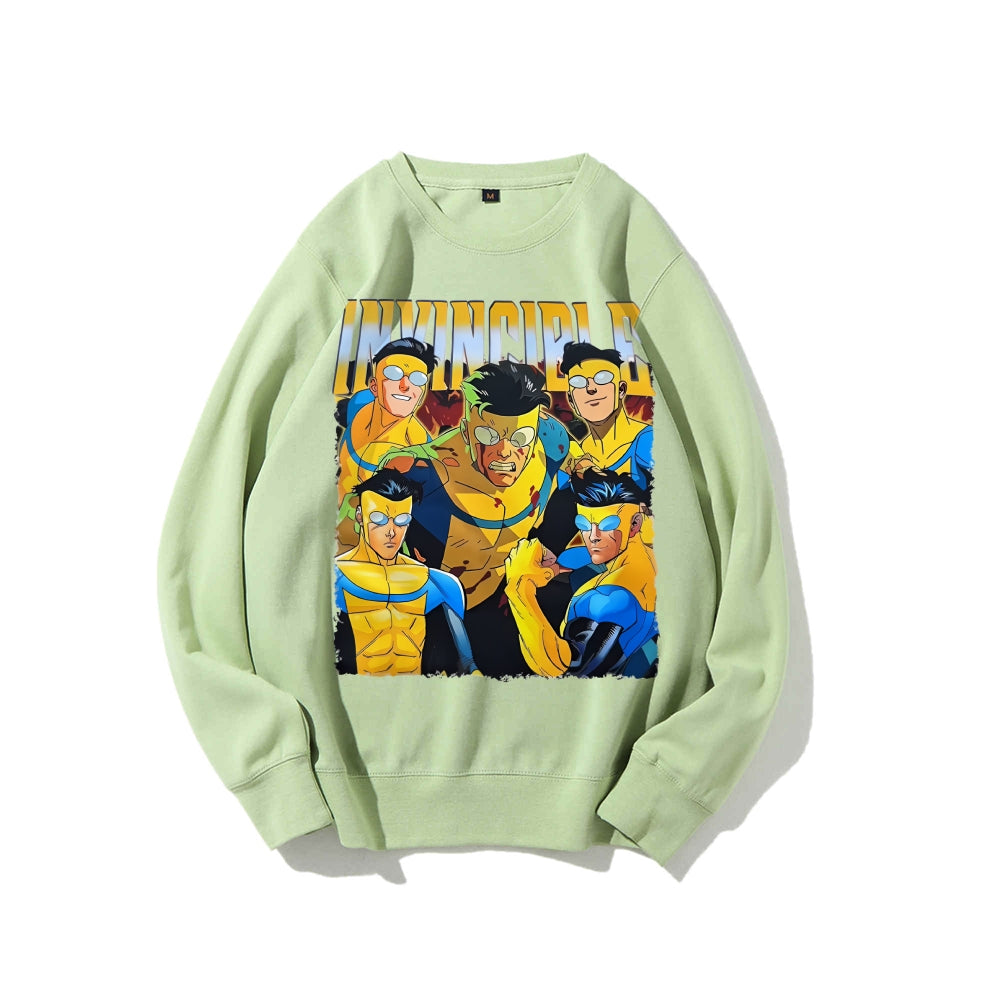 Casual Crewneck Sweatshirt Invincible