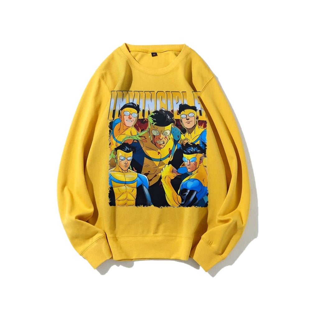Casual Crewneck Sweatshirt Invincible