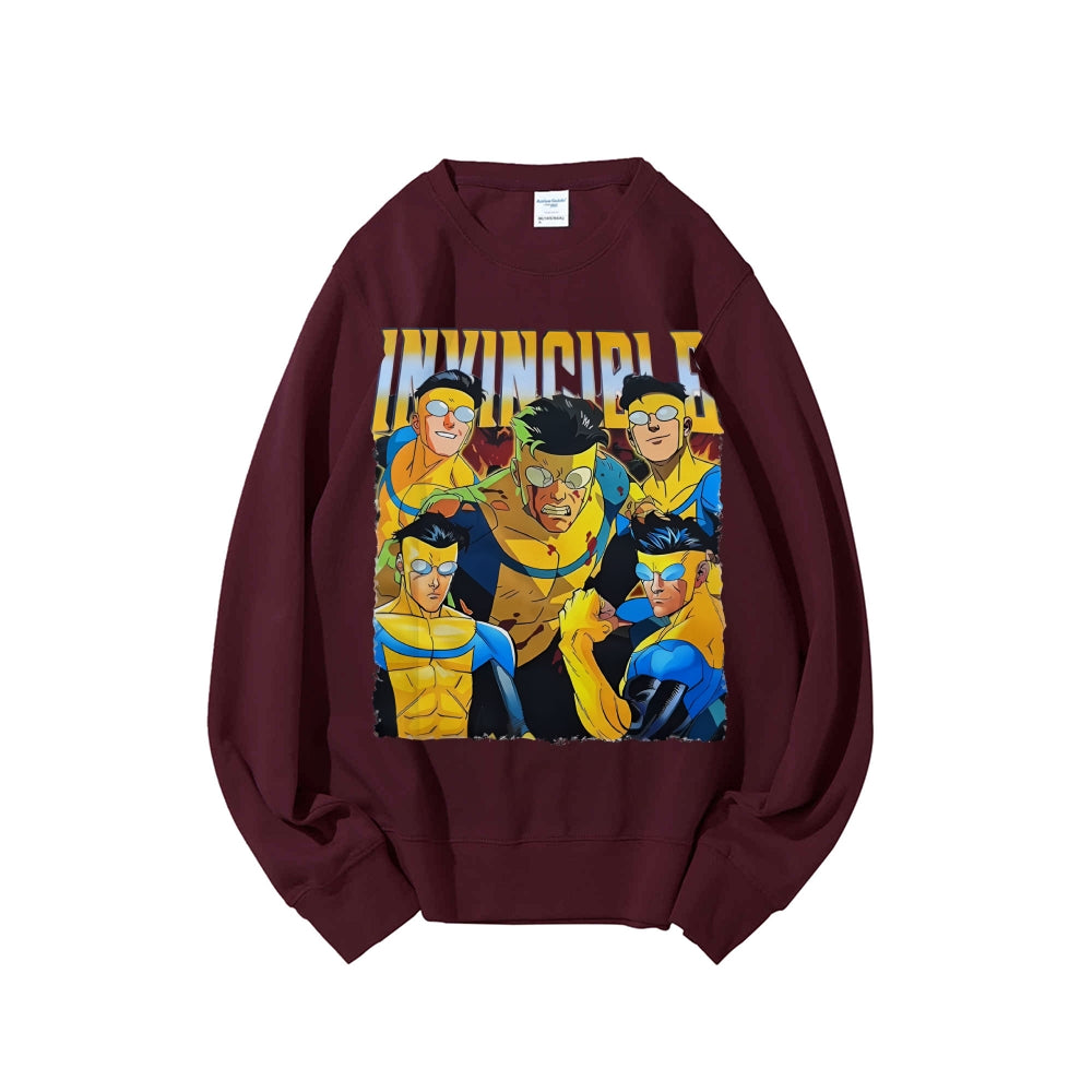 Casual Crewneck Sweatshirt Invincible