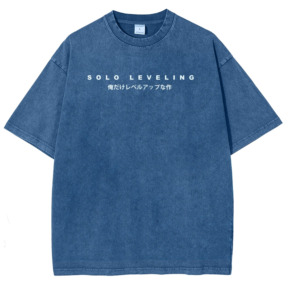Solo-leveling Unisex Fit Washed T-Shirt 2503010751
