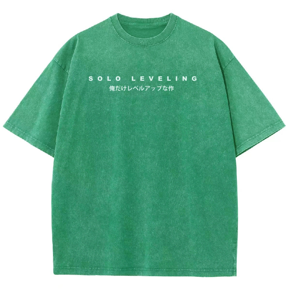 Solo-leveling Unisex Fit Washed T-Shirt 2503010751