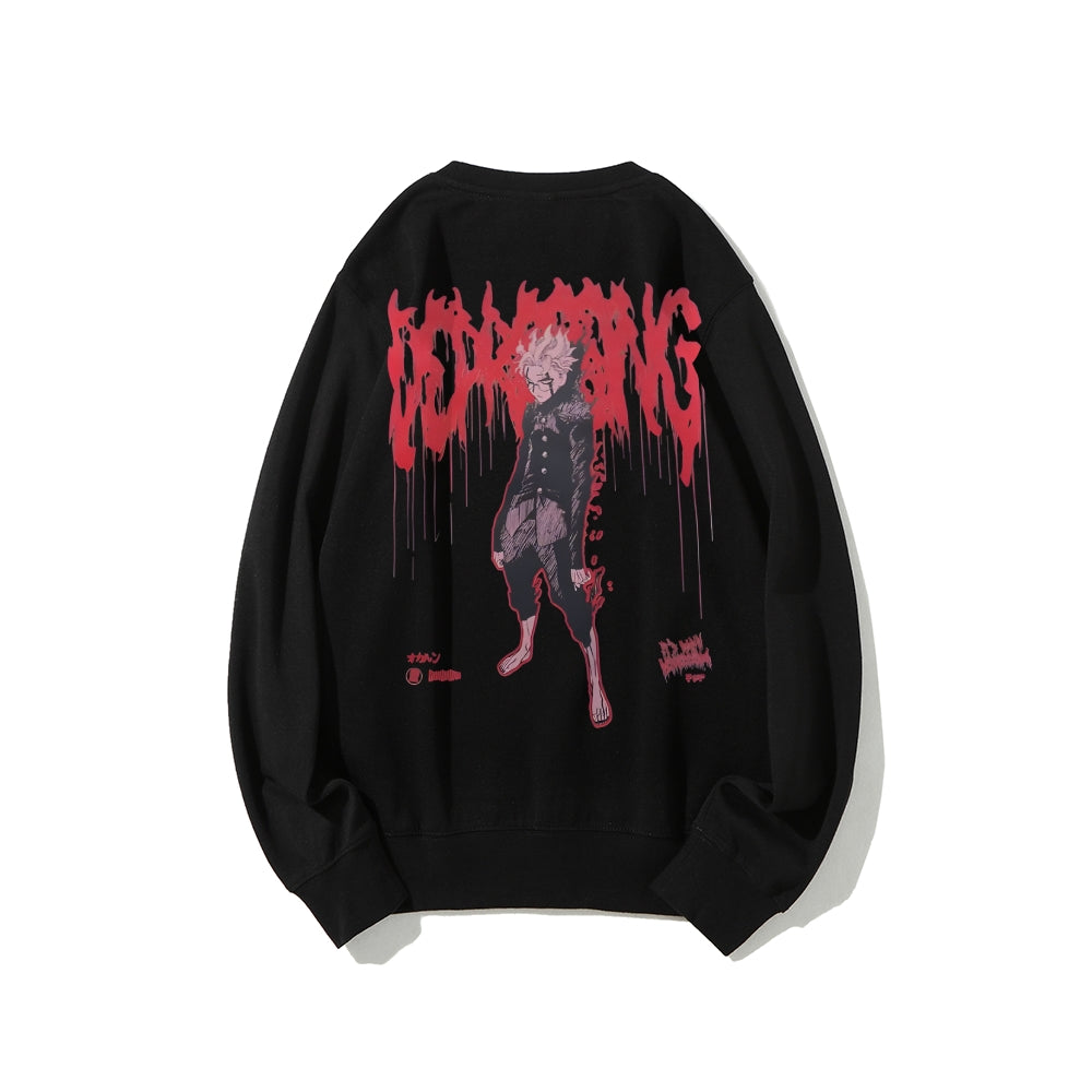 Casual Crewneck Sweatshirt Dandadan