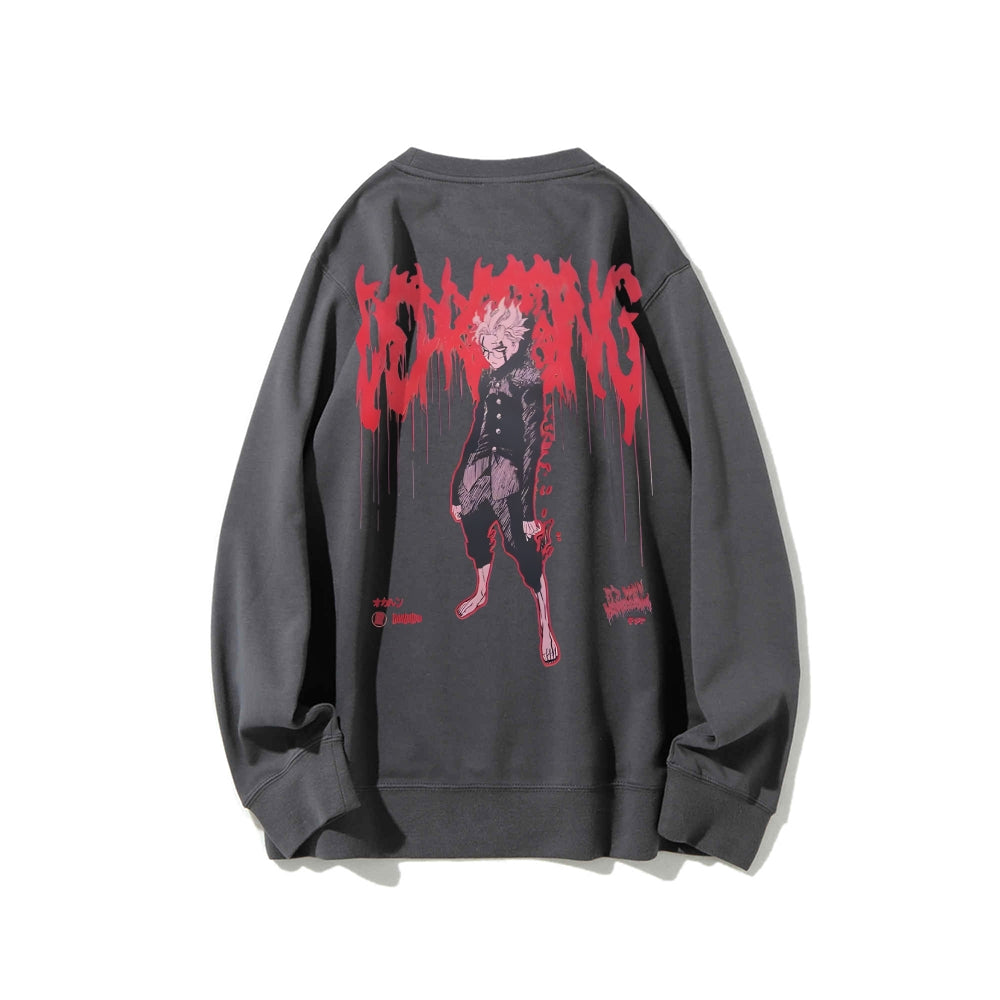 Casual Crewneck Sweatshirt Dandadan
