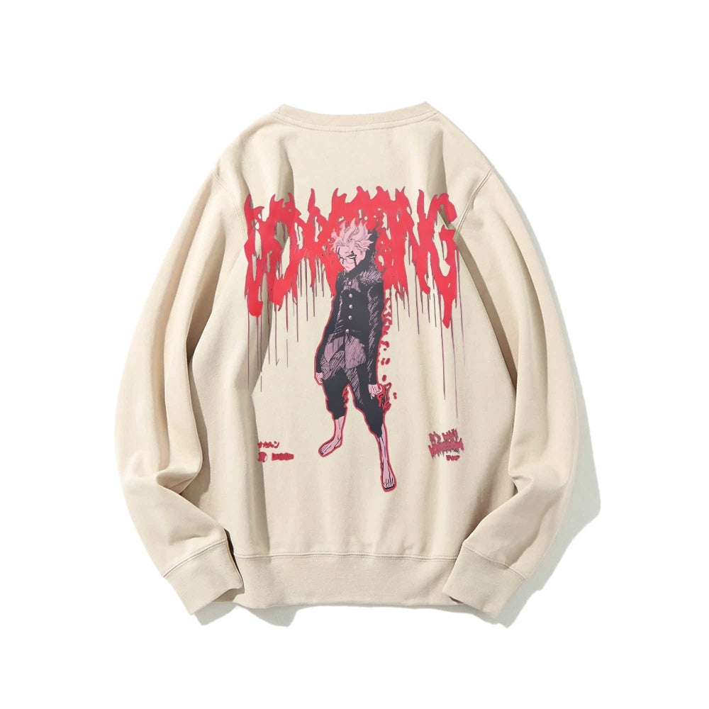 Casual Crewneck Sweatshirt Dandadan