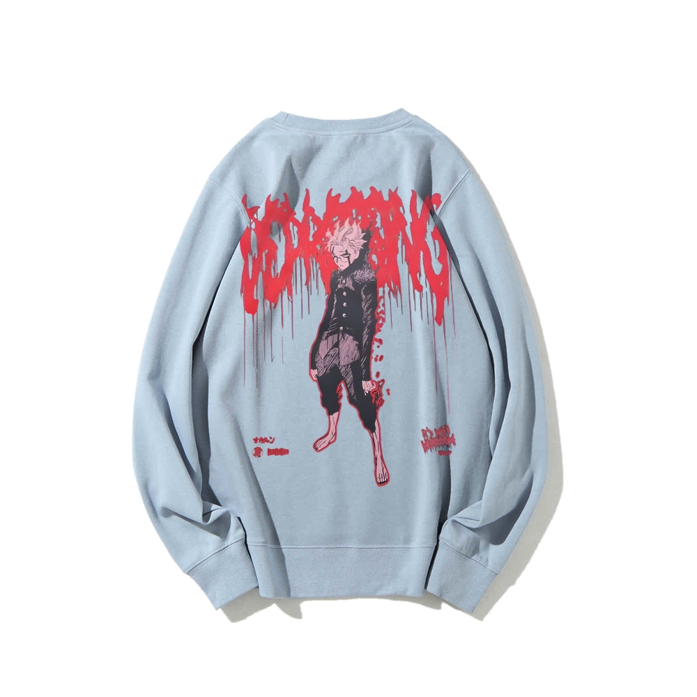 Casual Crewneck Sweatshirt Dandadan
