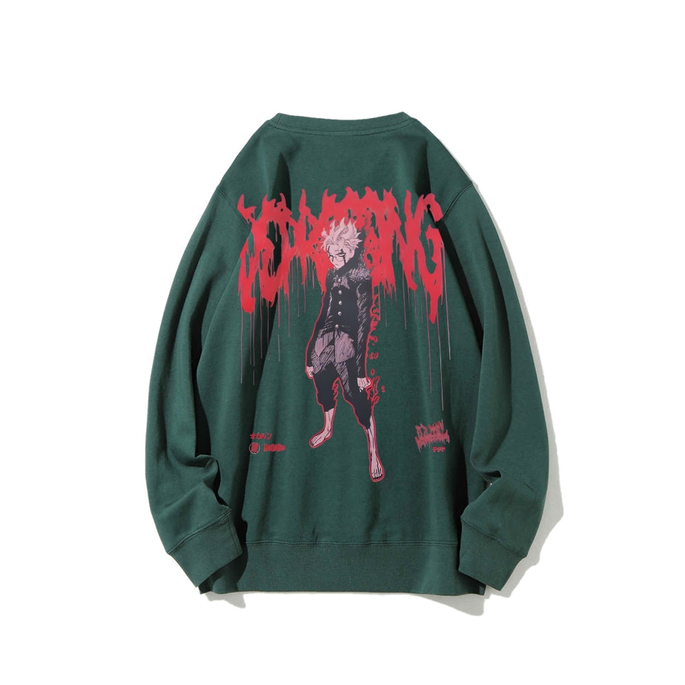 Casual Crewneck Sweatshirt Dandadan